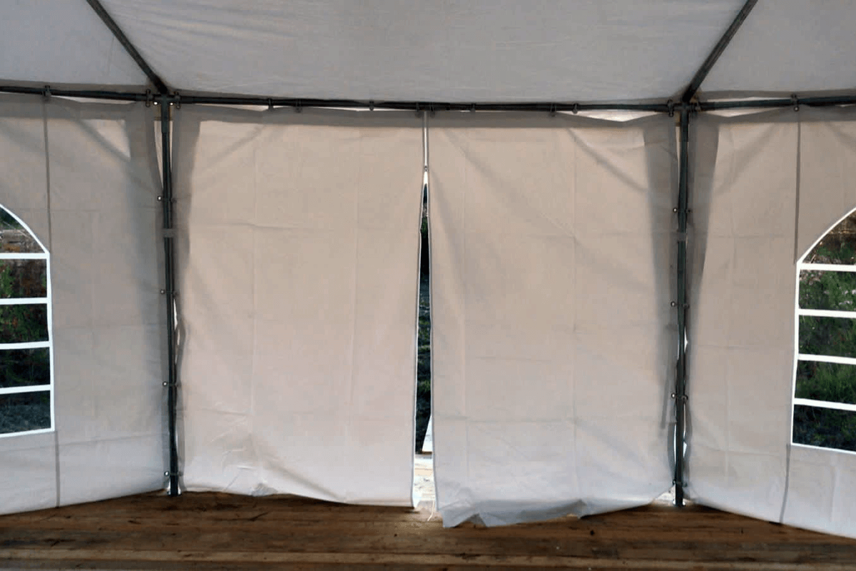 Наши шатры | Тюмень. Шатёр Арабика 5х7 м зона для встреч с клиентами 1