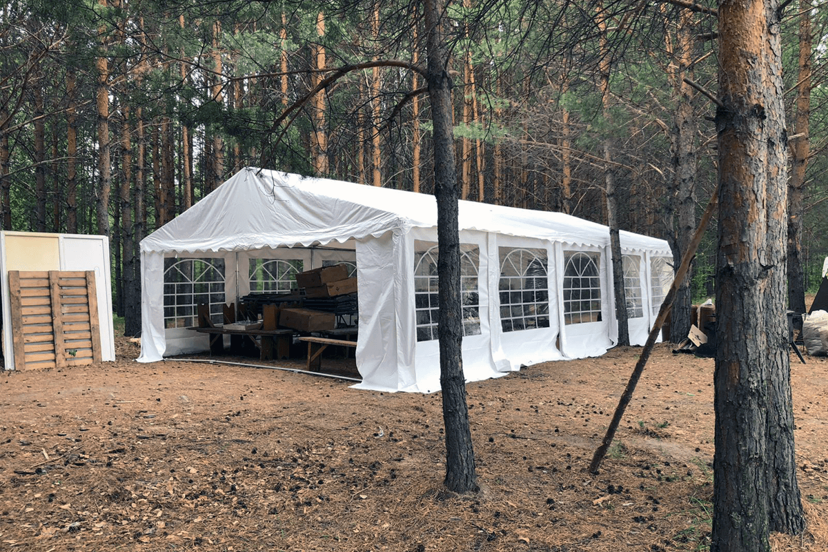 Наши шатры | Новосибирск. Шатёр 6х10 м для детского праздника 3